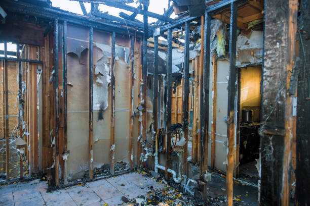 Professional Emergency Fire Cleanup technician working in Derwood, MD